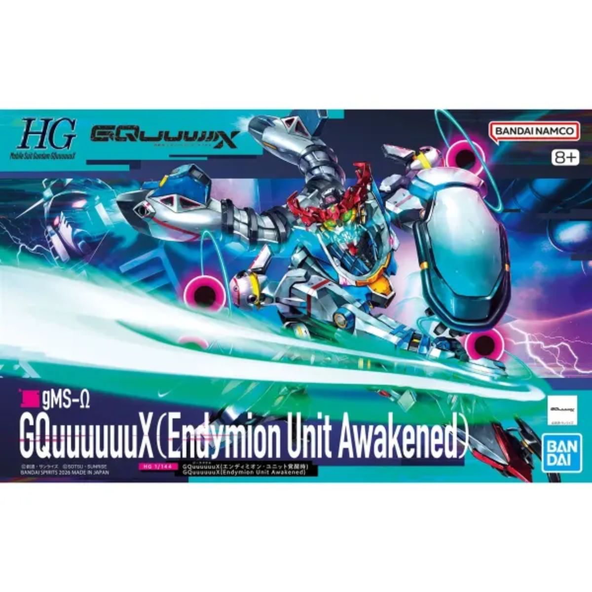 Bandai HG GQuuuuuuX Endymion Unit Awakened Mobile Suit Gundam GQuuuuuuX (1/144)