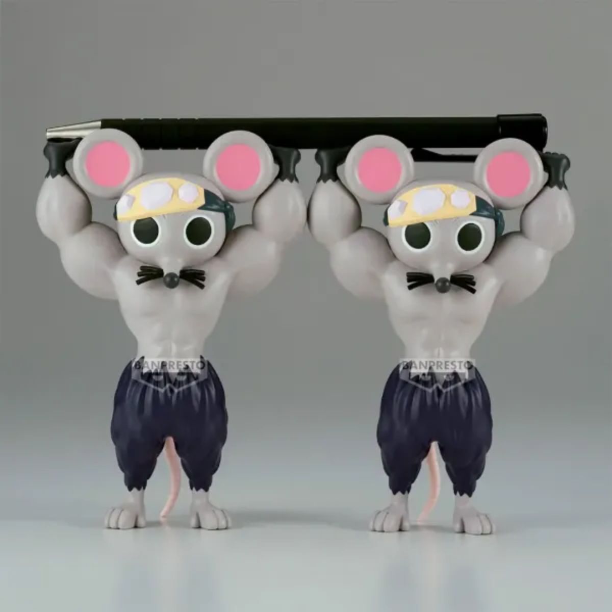 Demon Slayer Muscular Mice Life Collectible Figur (9cm)