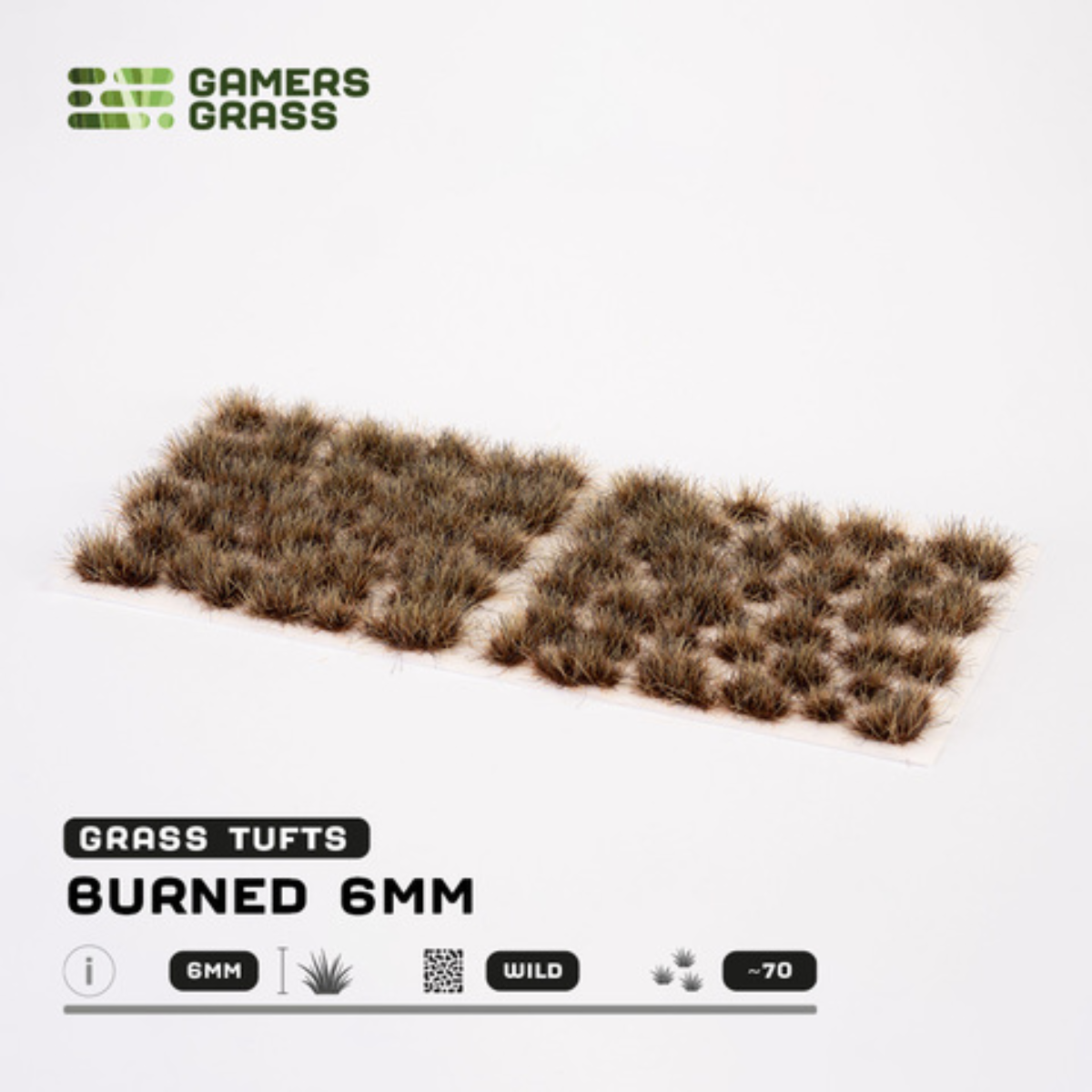 Gamers Grass Burned Tufts 6mm Tufts Wild