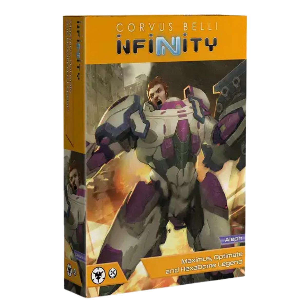 Corvus Belli Infinity Aleph Maximus, Optimate and HexaDome Legend
