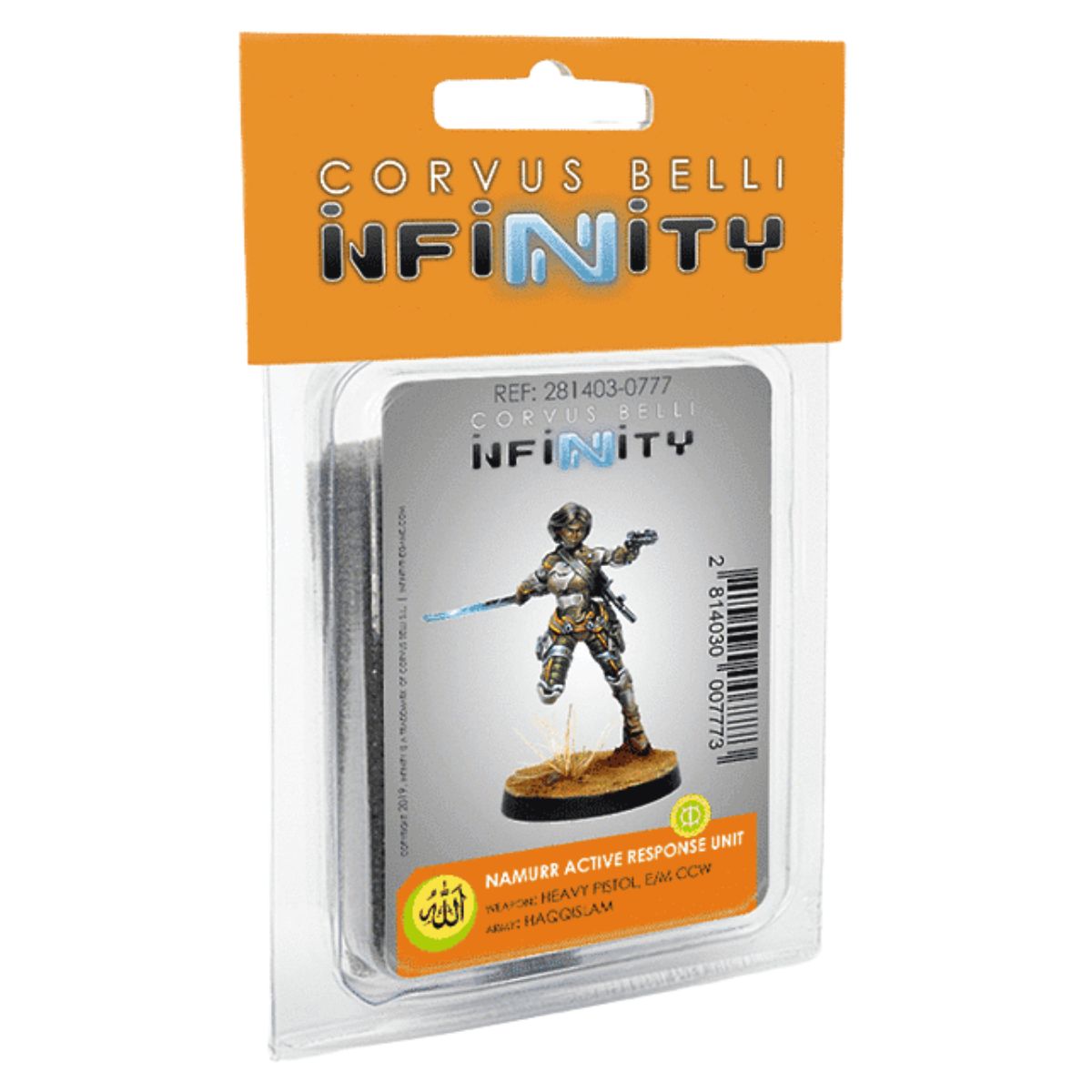 Corvus Belli Infinity Haqqislam Namurr Active Response Unit (Heavy Pistol, E/M CCW)