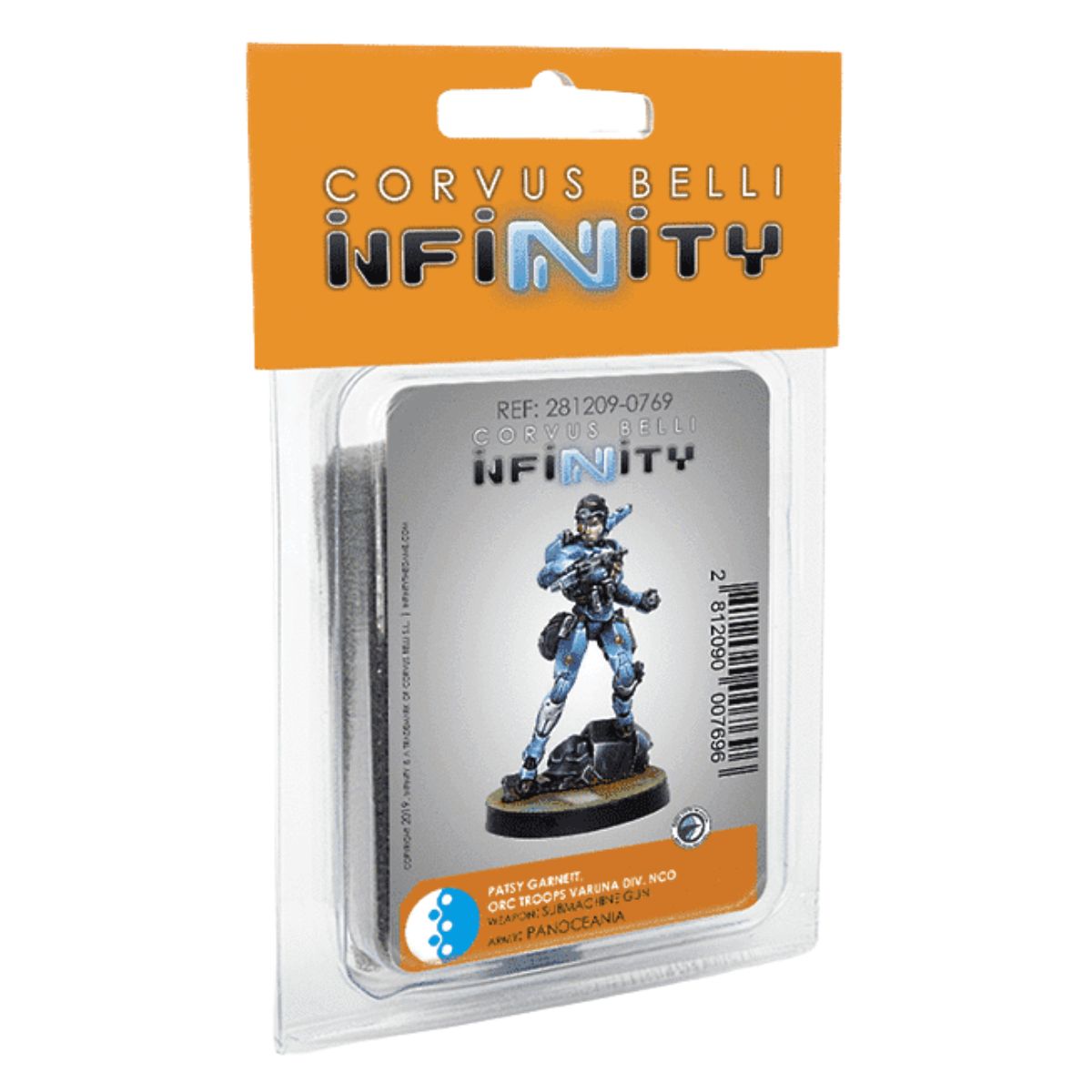 Corvus Belli Infinity PanOceania Patsy Garnett, Orc Troops Varuna Div. NCO (Submachine Gun)