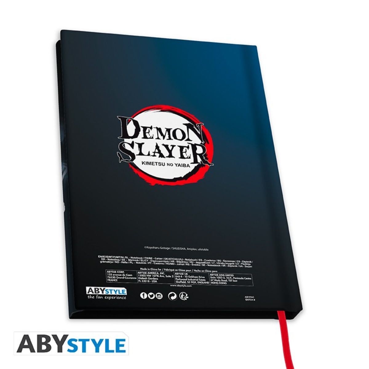 Demon Slayer A5 Notebook "Pillars"