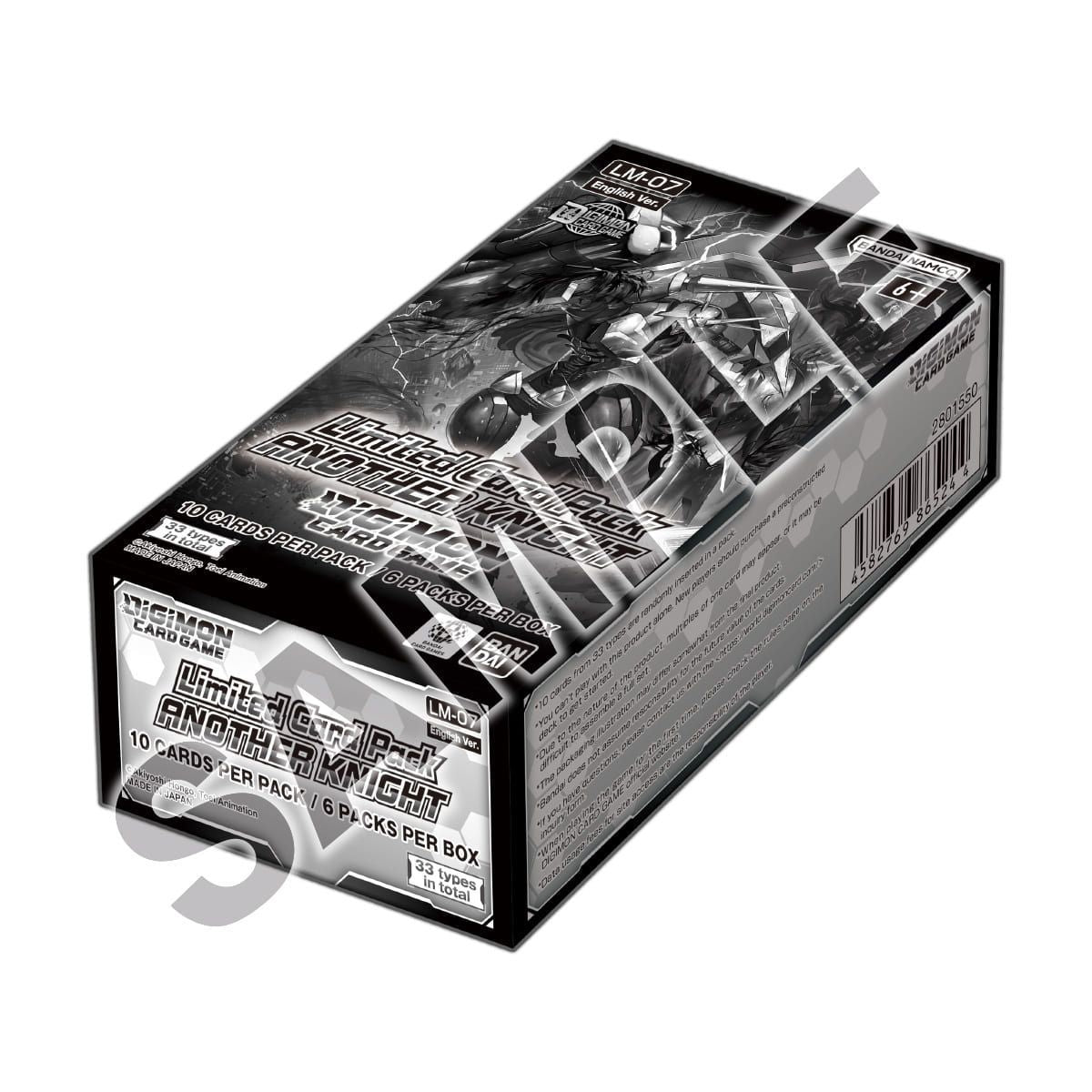 Digimon Limited Card Pack Another Knight LM07 Box (6 Packs) Englisch