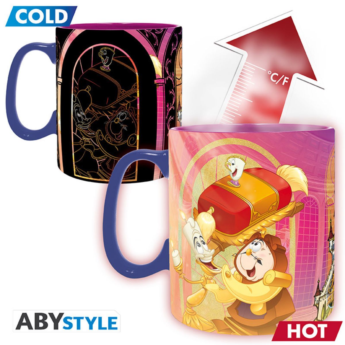 Disney Tasse Heat Change 460 ml Beauty & The Beast