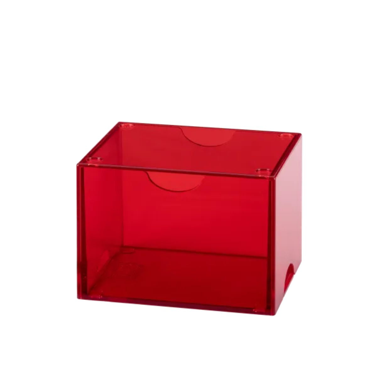 Dragon Shield Strongbox Clear Red