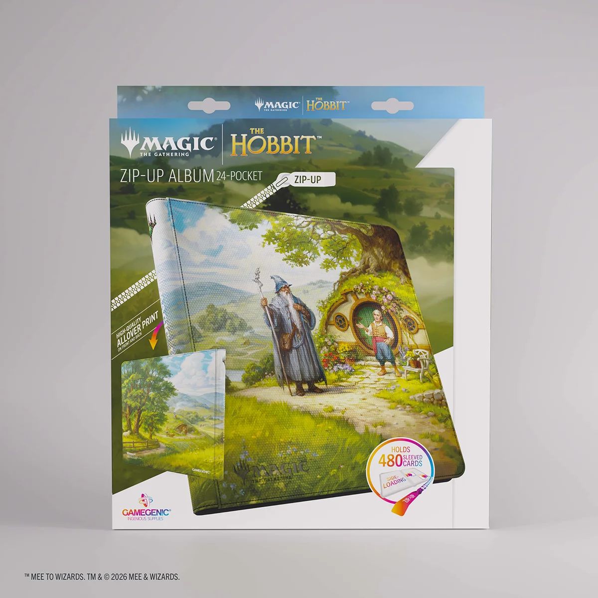 Gamegenic Magic: The Gathering The Hobbit Zip-Up Album 24-Pocket The Shire