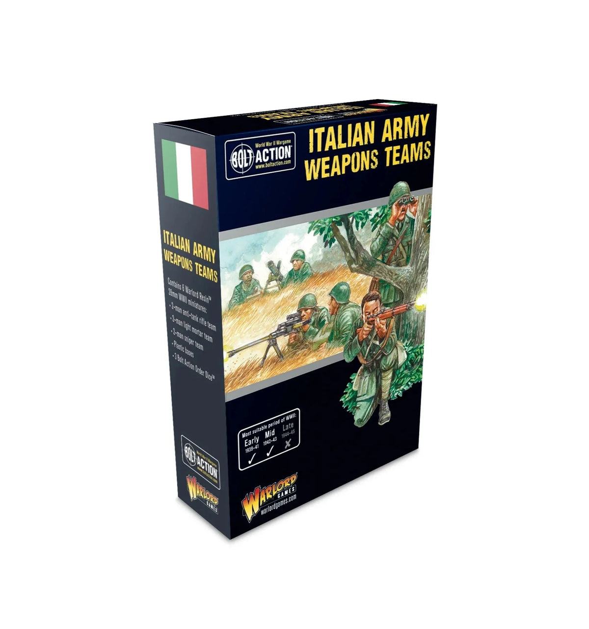 Bolt Action Italian Army Weapons Teams