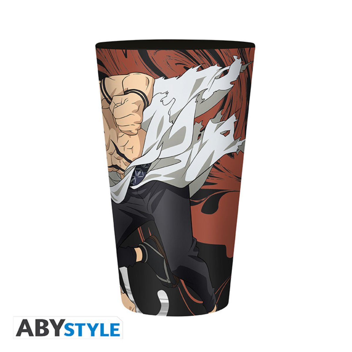 Jujutsu Kaisen Large Glass 400ml Itadori Vs Sukuna