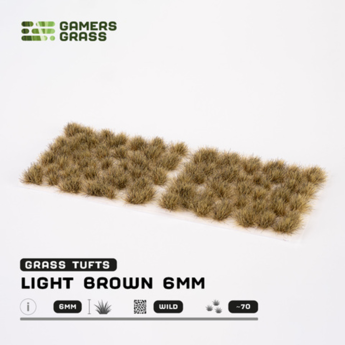 Gamers Grass Light Brown 6mm Tufts Wild