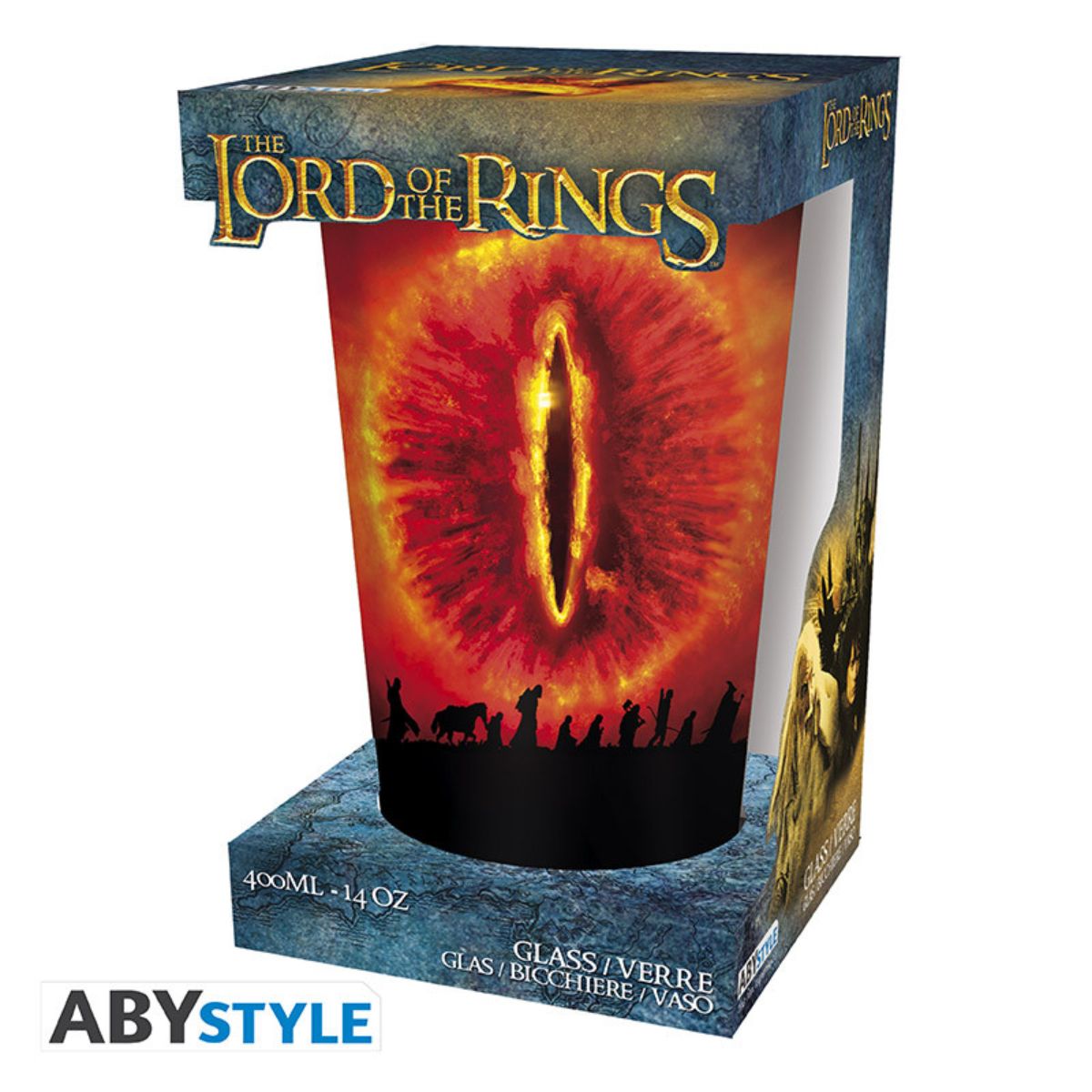 Lord Of The Rings Large Glass 400ml Sauron