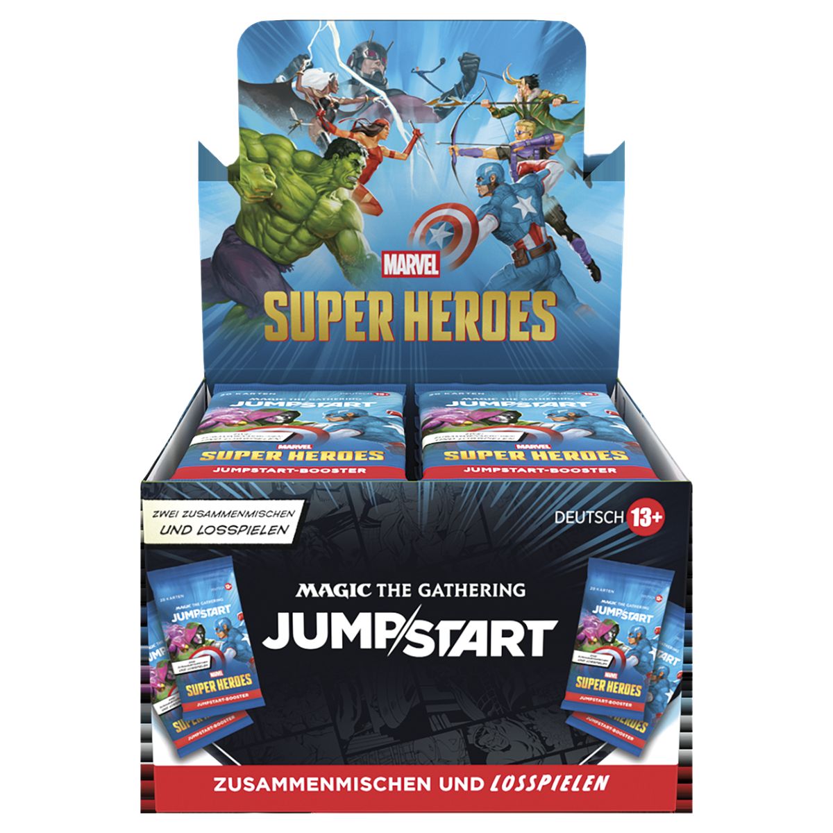 Magic: The Gathering Marvel Super Heroes Jumpstart Booster Display Deutsch