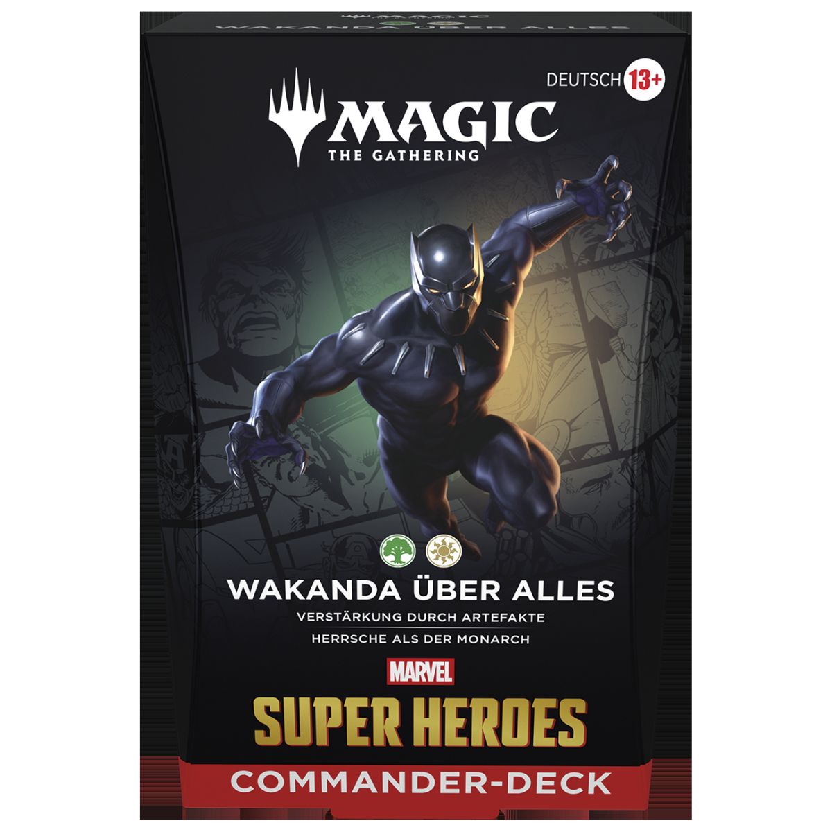 Magic: The Gathering Marvel Super Heroes Wakanda über alles Commander Deck Deutsch