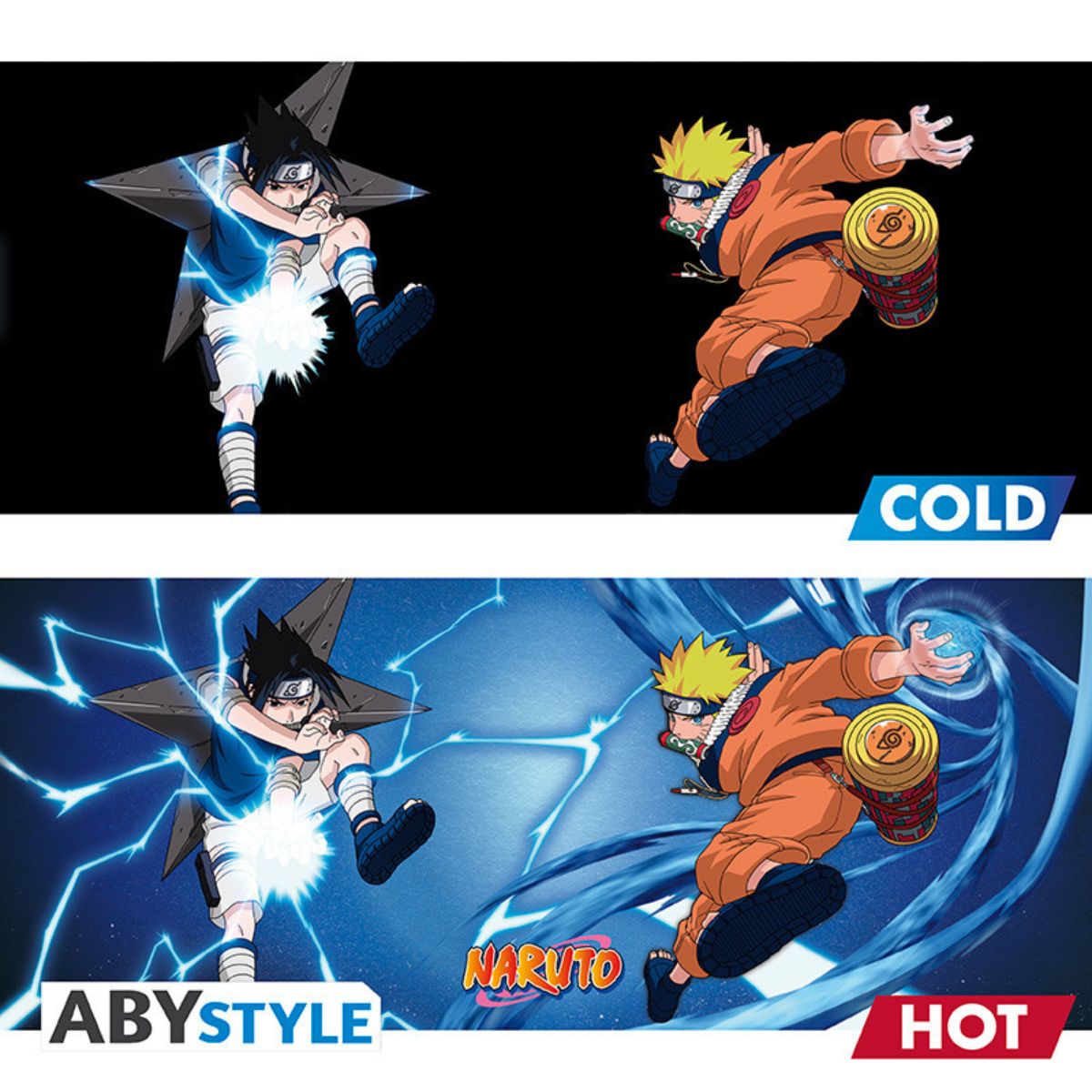 Naruto Shippuden Naruto & Sasuke Tasse Heat Change (460 ml)