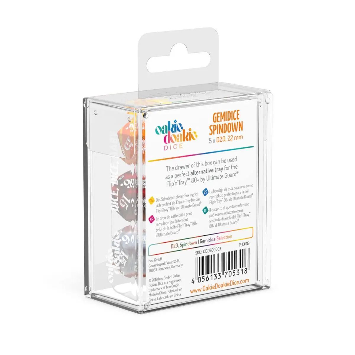 Oakie Doakie Dice W20 Würfel 22 mm Gemidice Würfelset