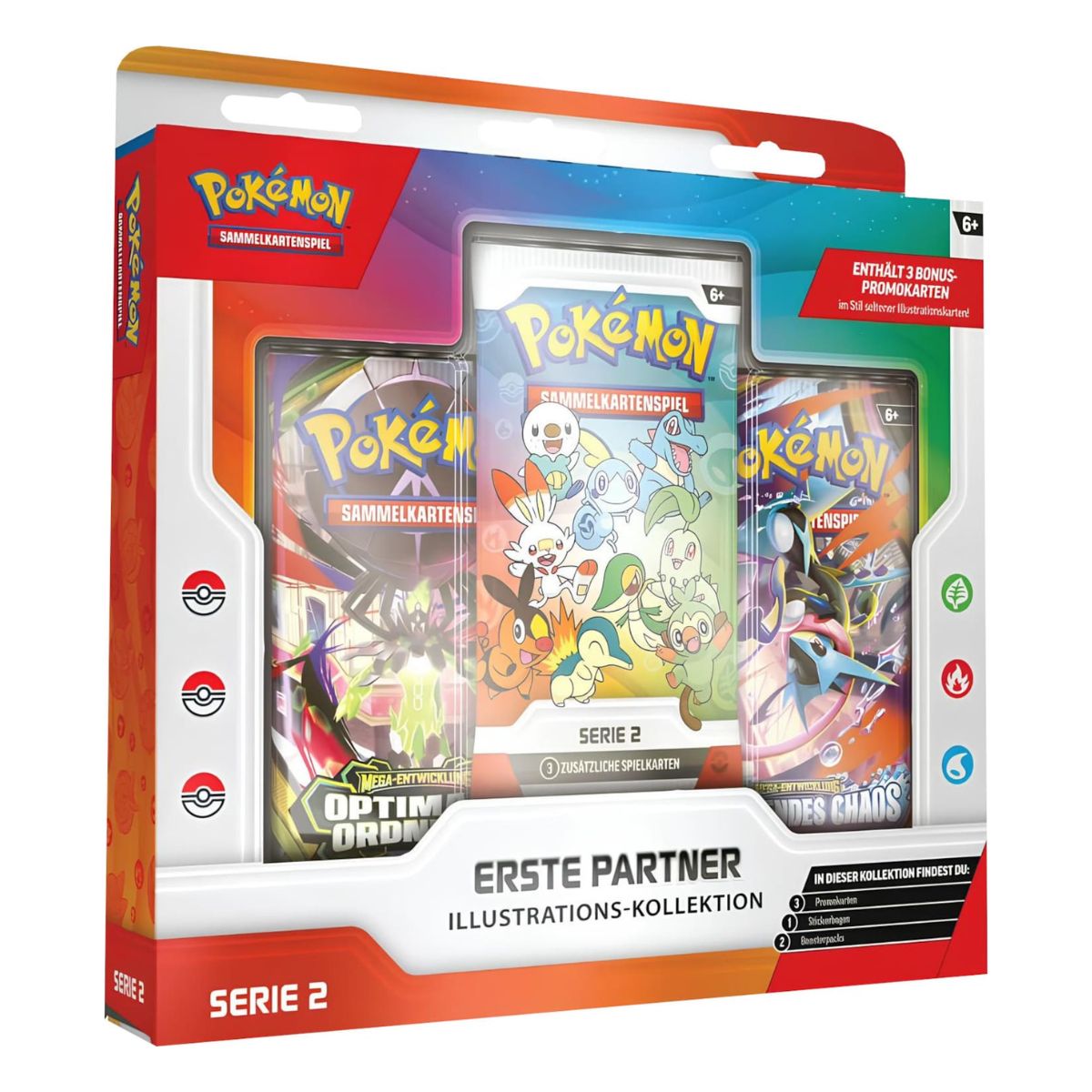 Pokémon Erste-Partner Illustrations-Kollektion Serie 2 Deutsch