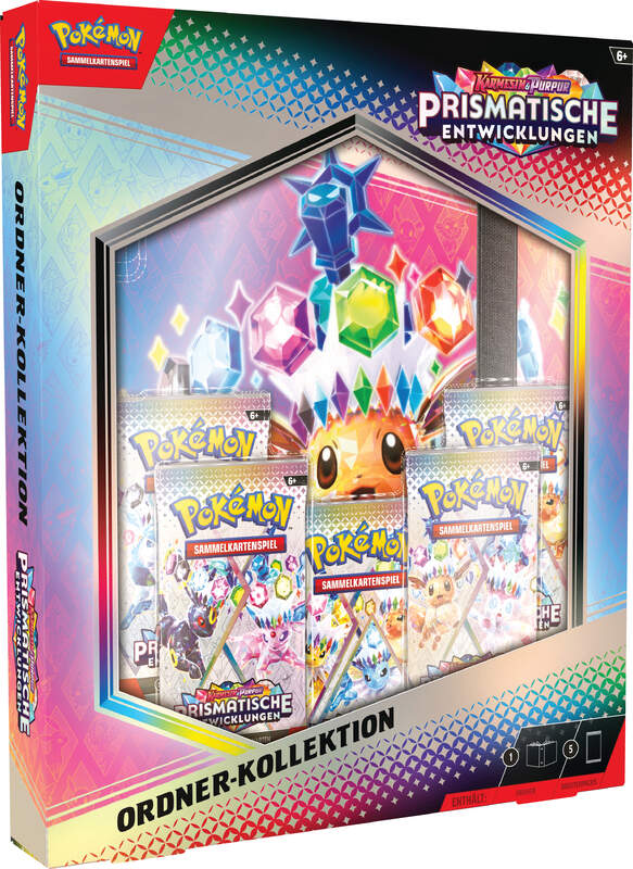 Pokémon Karmesin & Purpur Prismatische Entwicklungen Ordner-Kollektion Deutsch