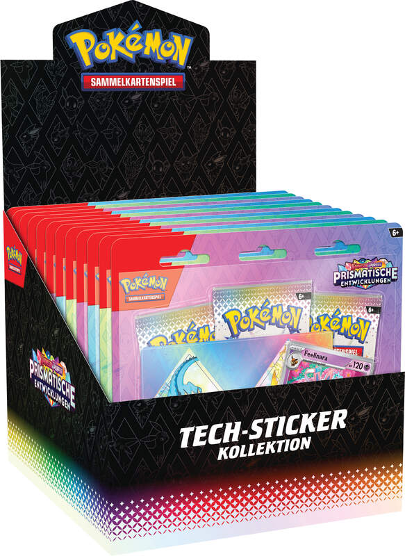 Pokémon Prismatische Entwicklungen Tech-Sticker Kollektion Glaziola Deutsch
