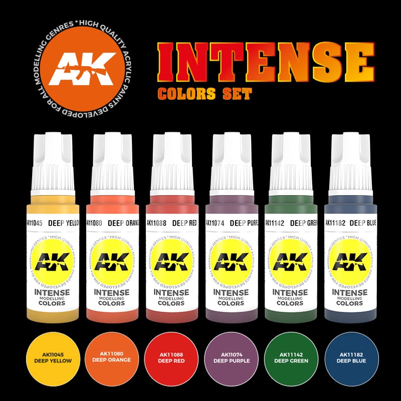 AK Interactive 3GEN Intense Colors Set