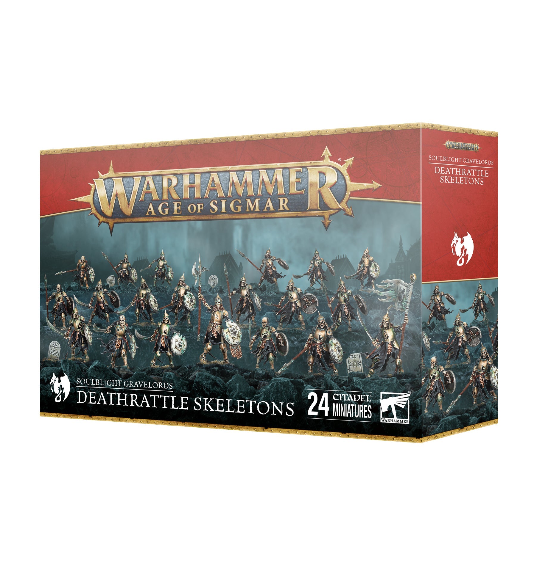 Warhammer Age of Sigmar Soulblight Gravelords Deathrattle Skeletons