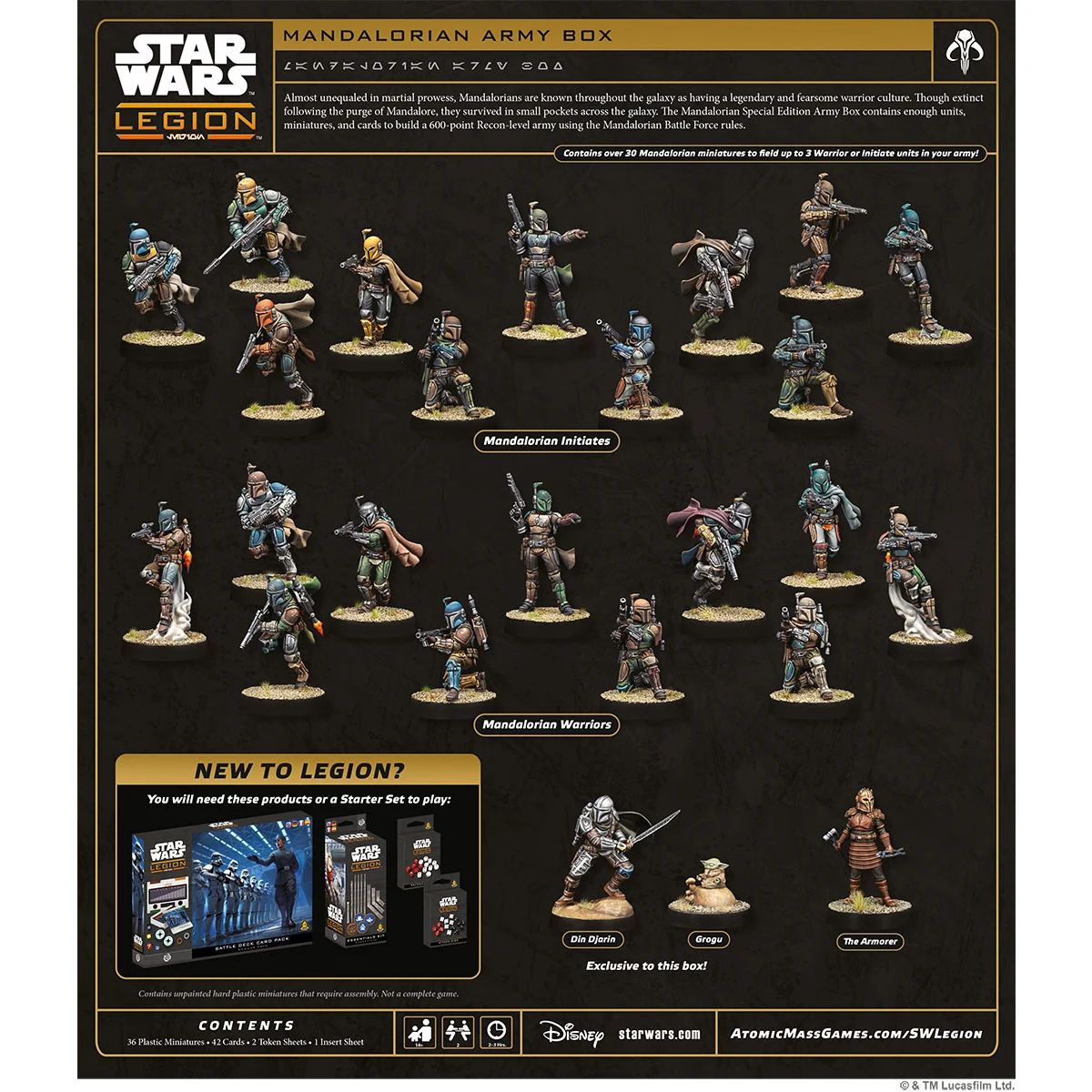 Star Wars Legion Mandalorian Army Box