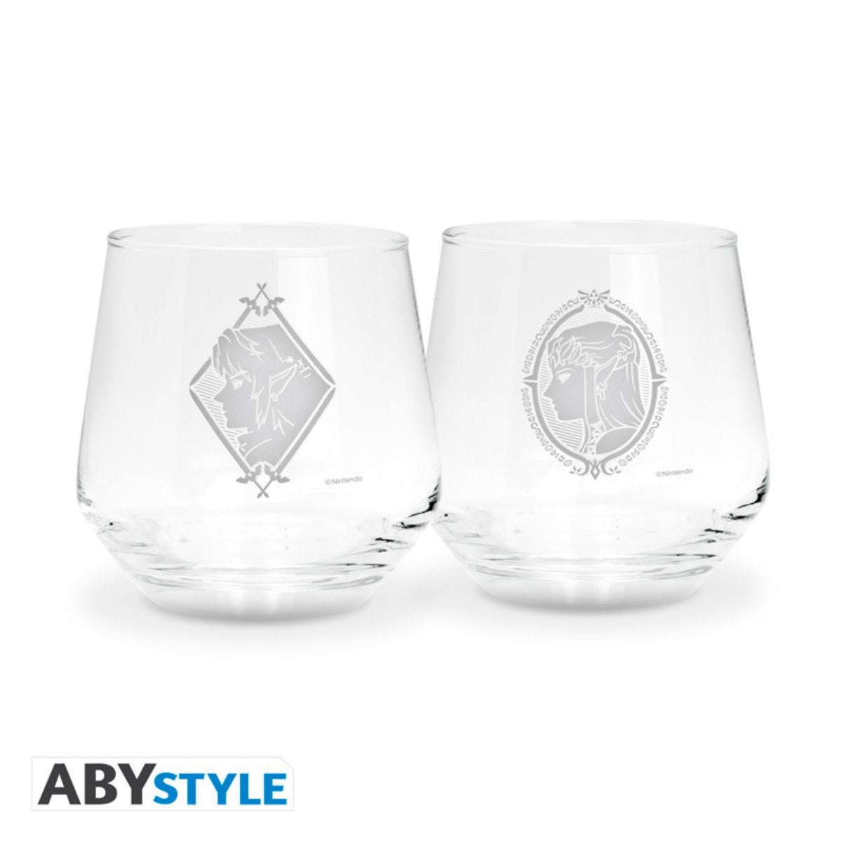 The Legend Of Zelda 2 Glass Set Zelda & Link Europe