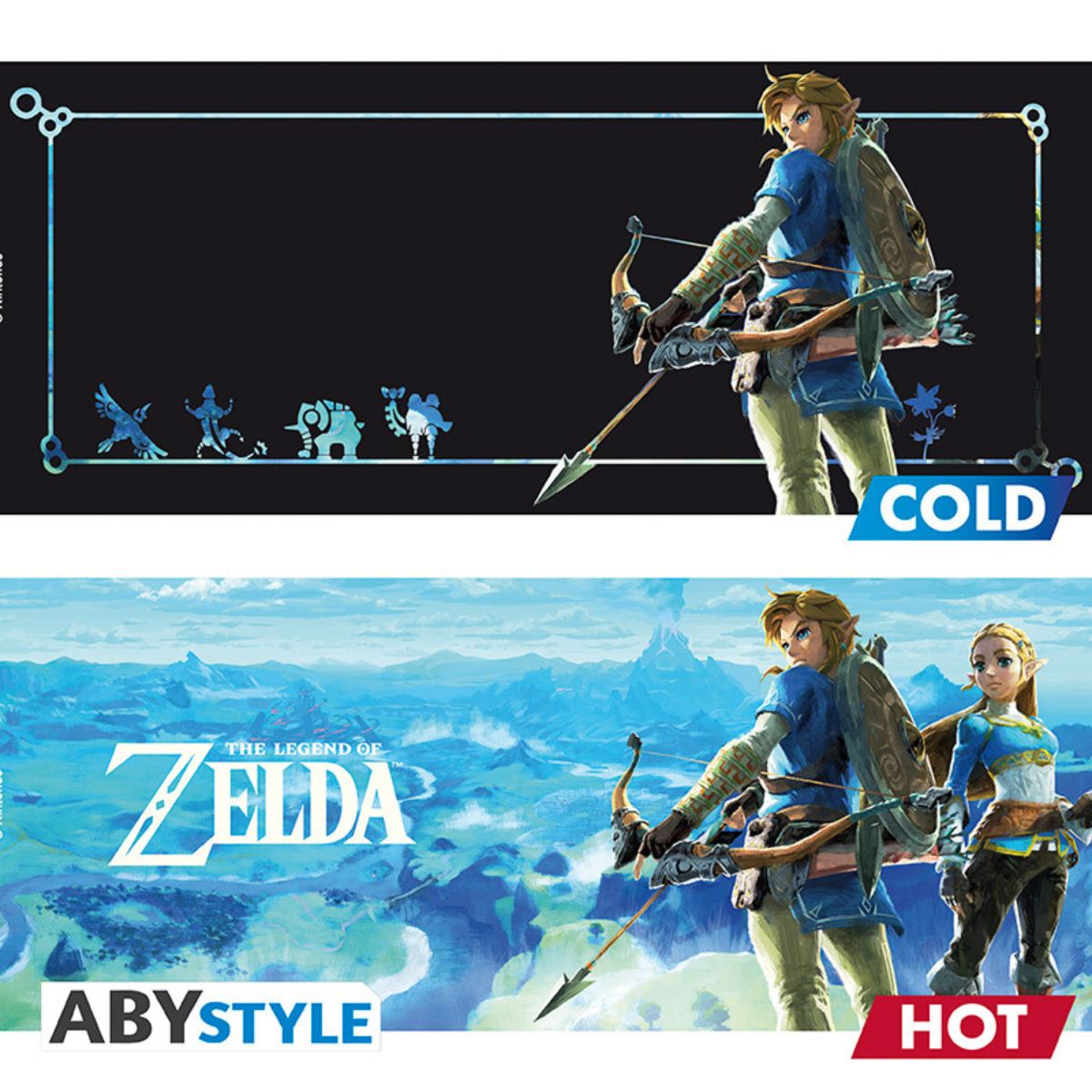 The Legend Of Zelda Tasse Heat Change 460ml Breath The Wild