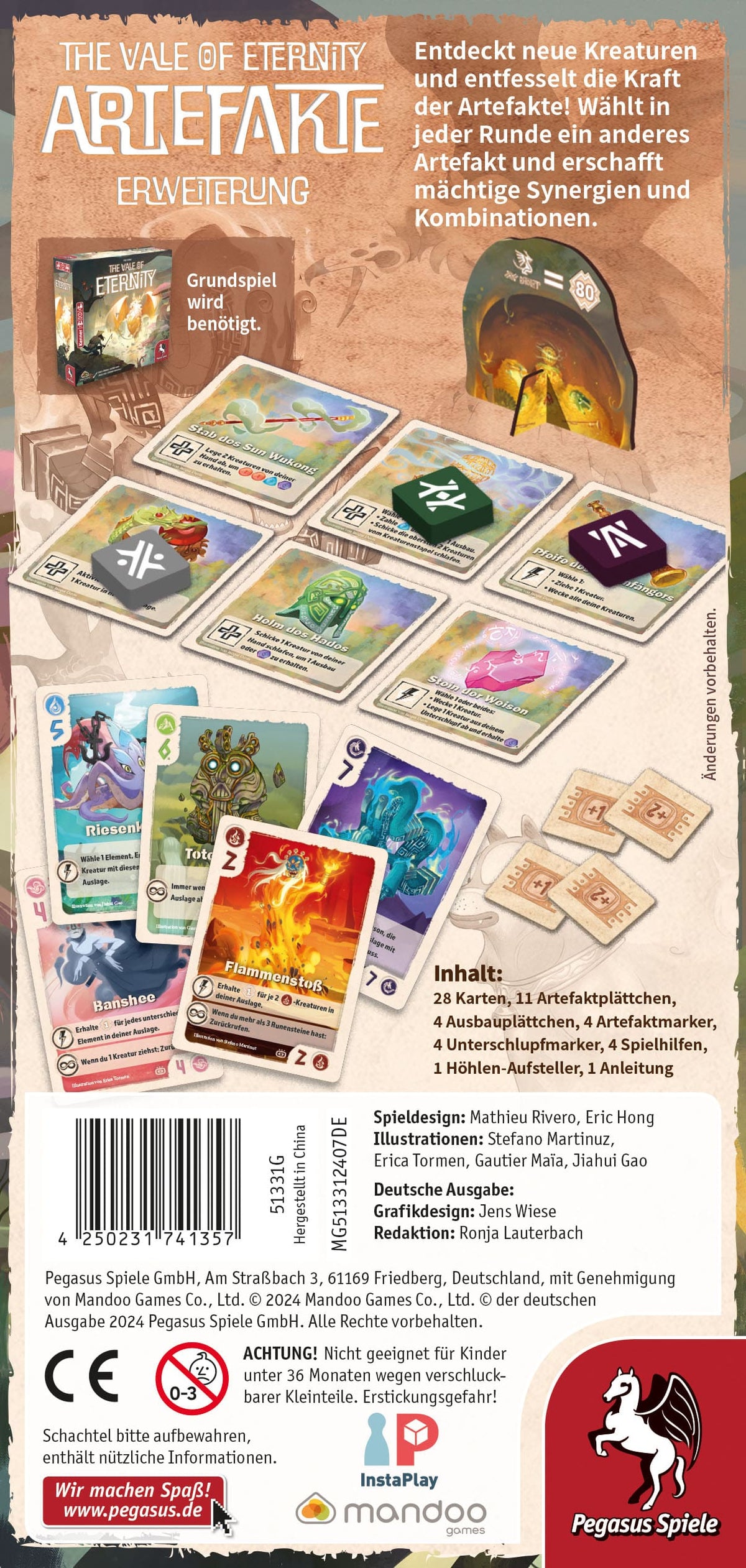 The Vale of Eternity Artefakte