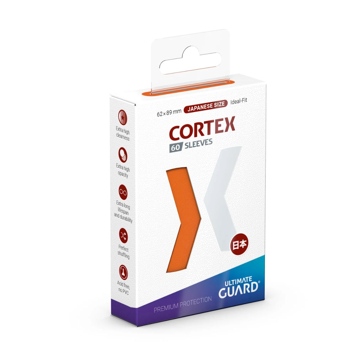 Ultimate Guard Cortex Sleeves Japanische Größe Orange (60)