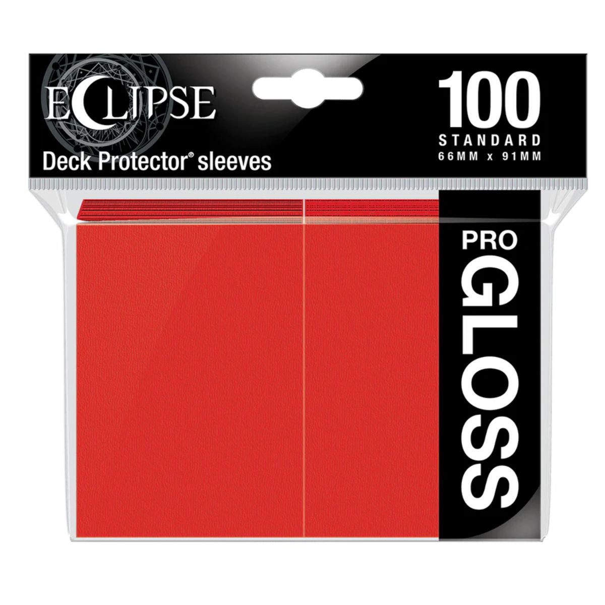 Ultra Pro Eclipse Gloss Standard Sleeves Apple Red 100Stk.
