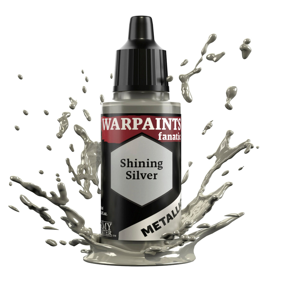 The Army Painter Warpaints Fanatic Metallic Shining Silver