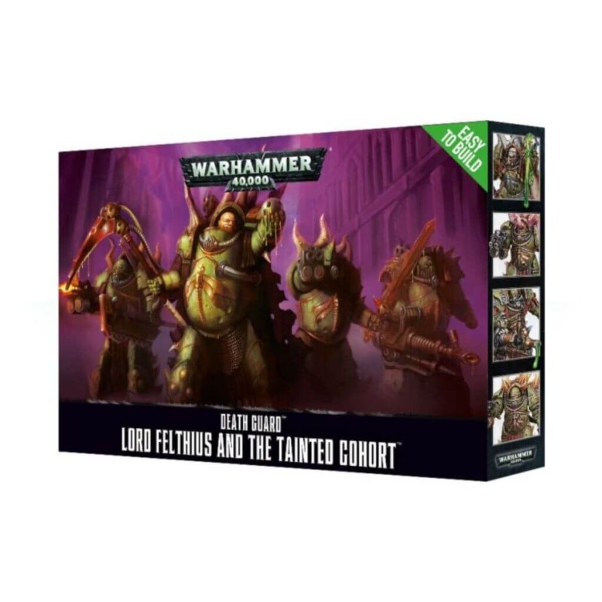 Warhammer 40.000 Death Guard Lord of Contagion and Blightlord Terminators