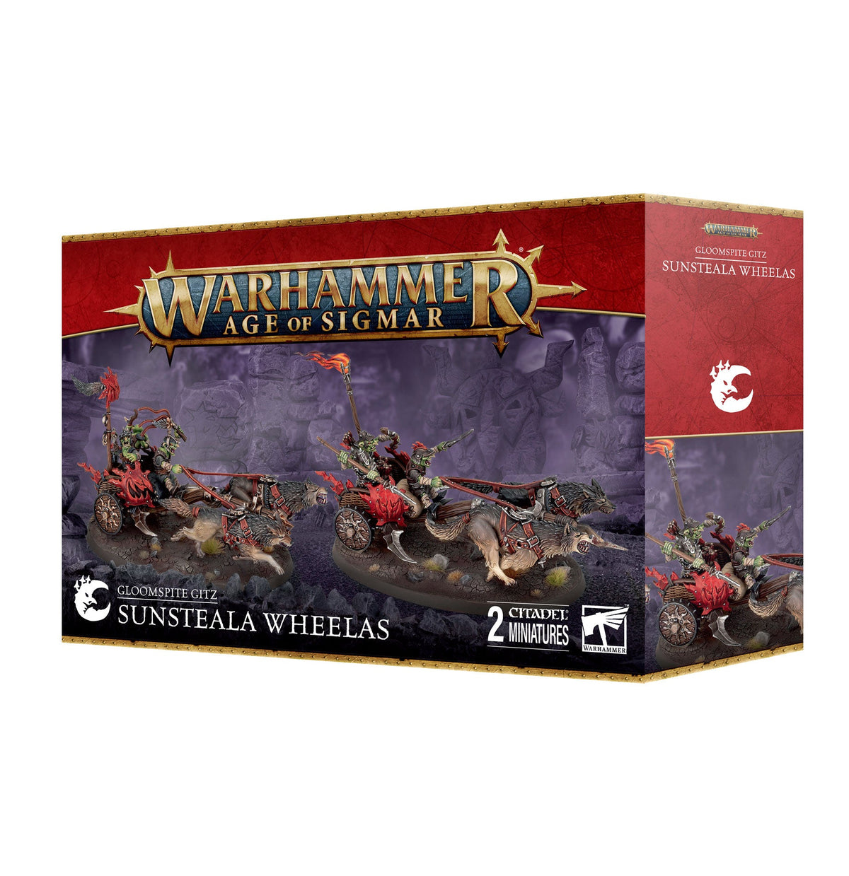 Warhammer Age of Sigmar Gloomspite Gitz Sunsteala Wheelas