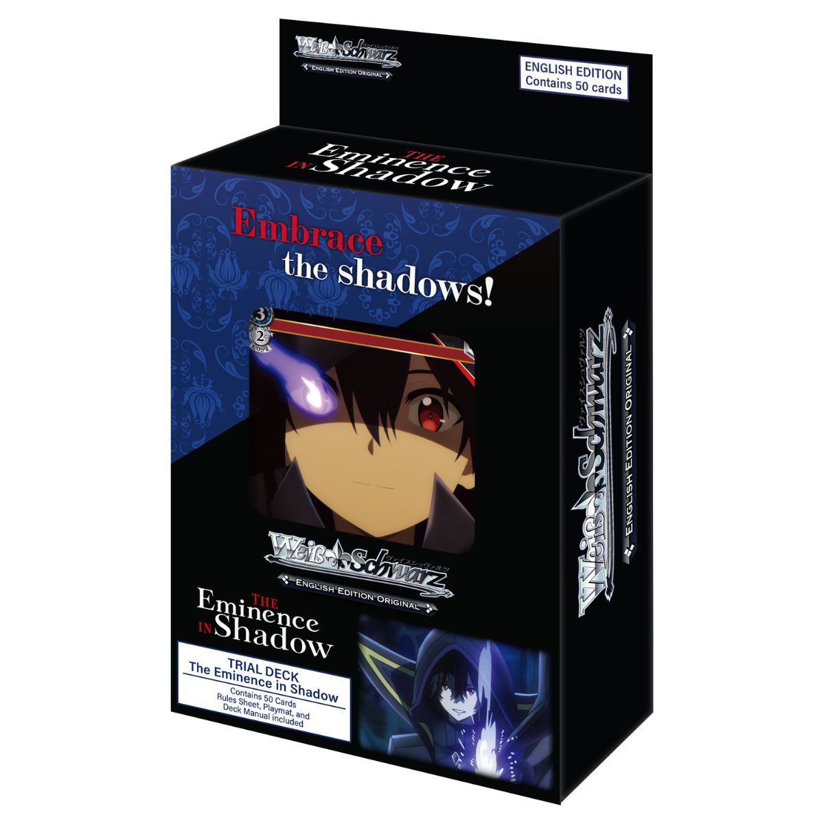 Weiß Schwarz Trial Deck The Eminence in Shadow Englisch