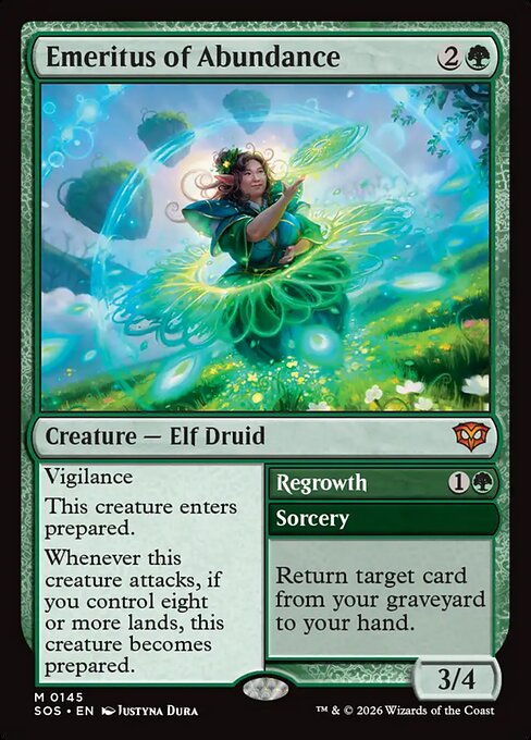 Emeritus of Abundance // Regrowth - Back Face