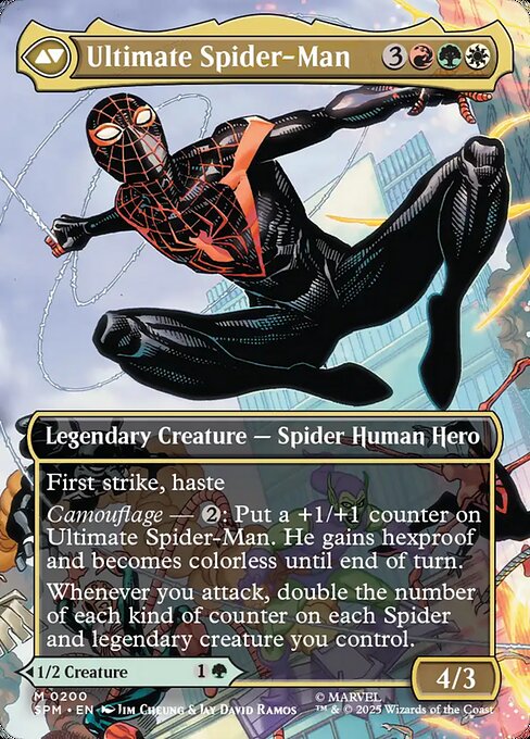 Miles Morales // Ultimate Spider-Man - Back Face
