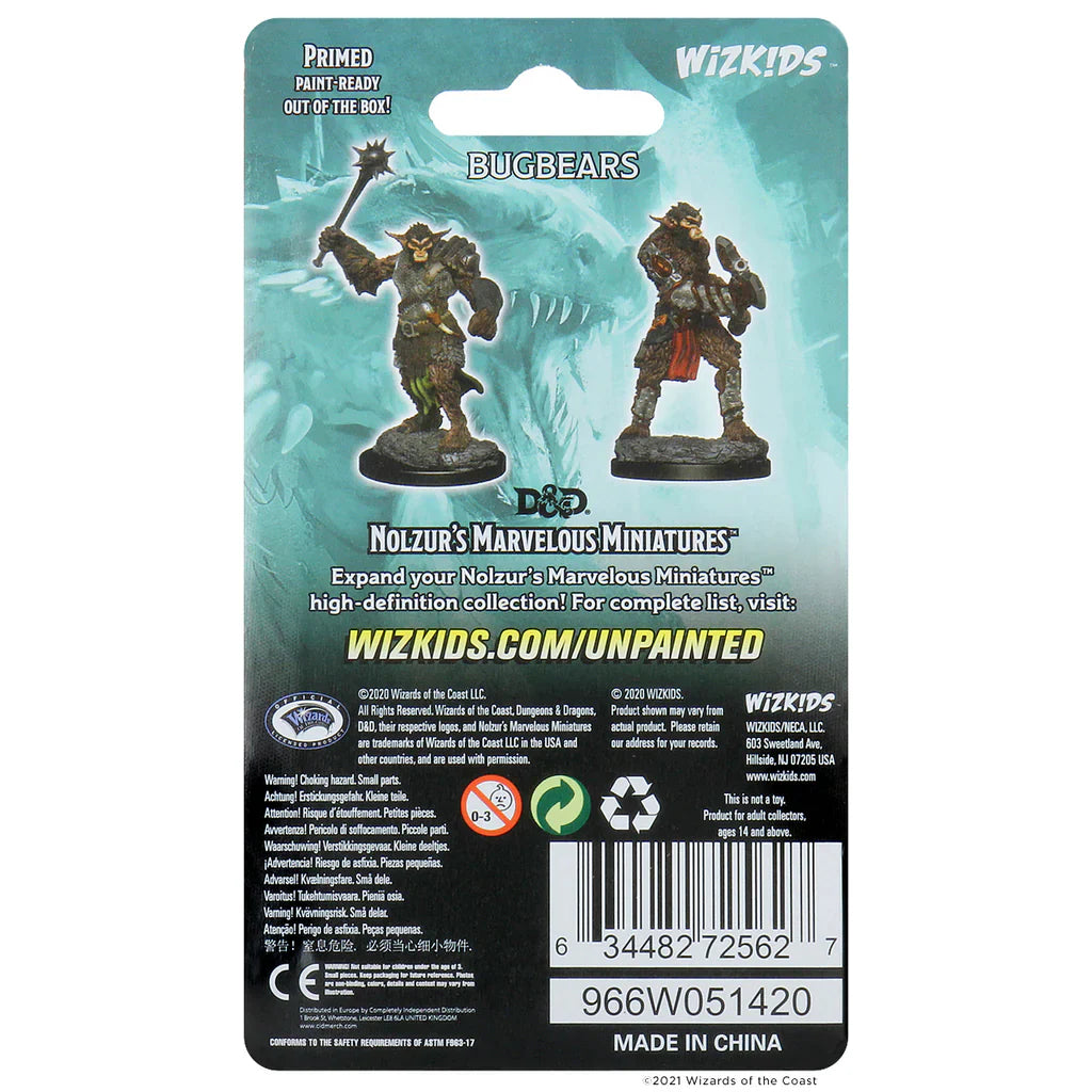 D&D Nolzur's Marvelous Unpainted Miniatures - Bugbears