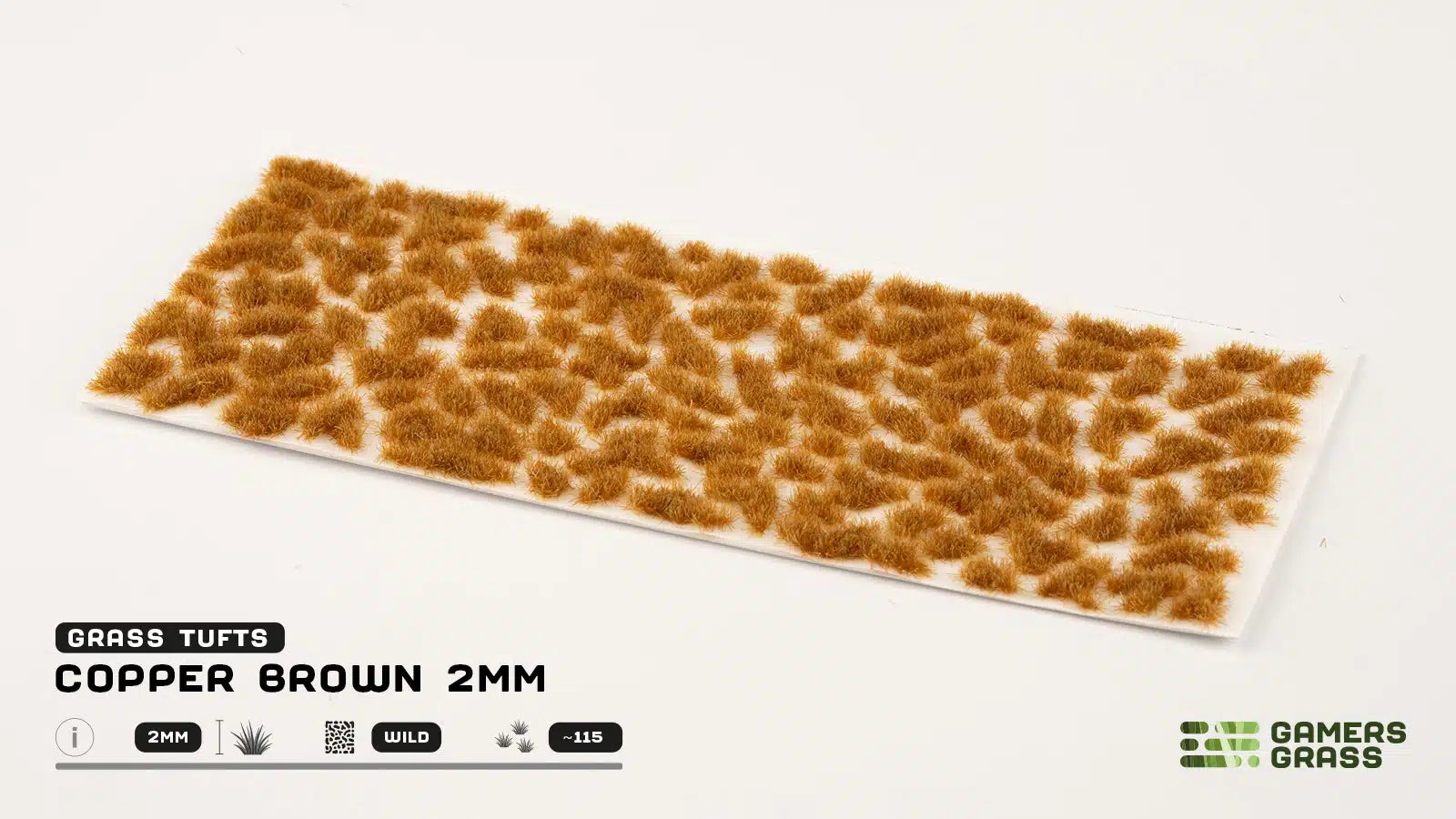 Gamers Grass Copper Brown 2mm Tufts
