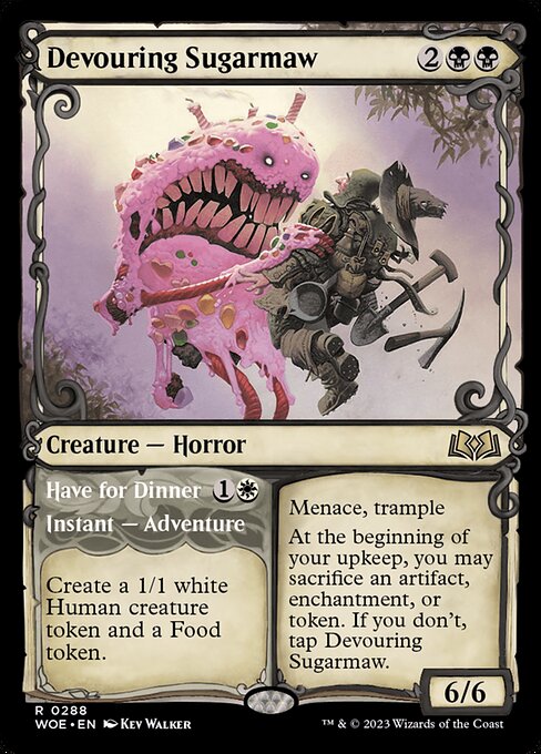 Devouring Sugarmaw // Have for Dinner - Back Face