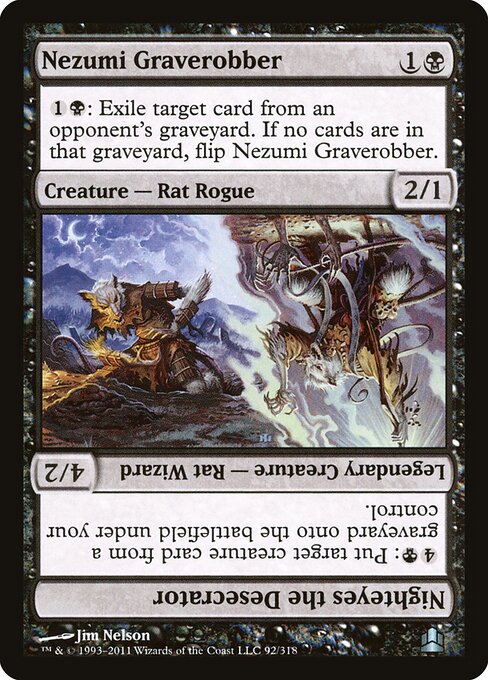 Nezumi Graverobber // Nighteyes the Desecrator - Back Face