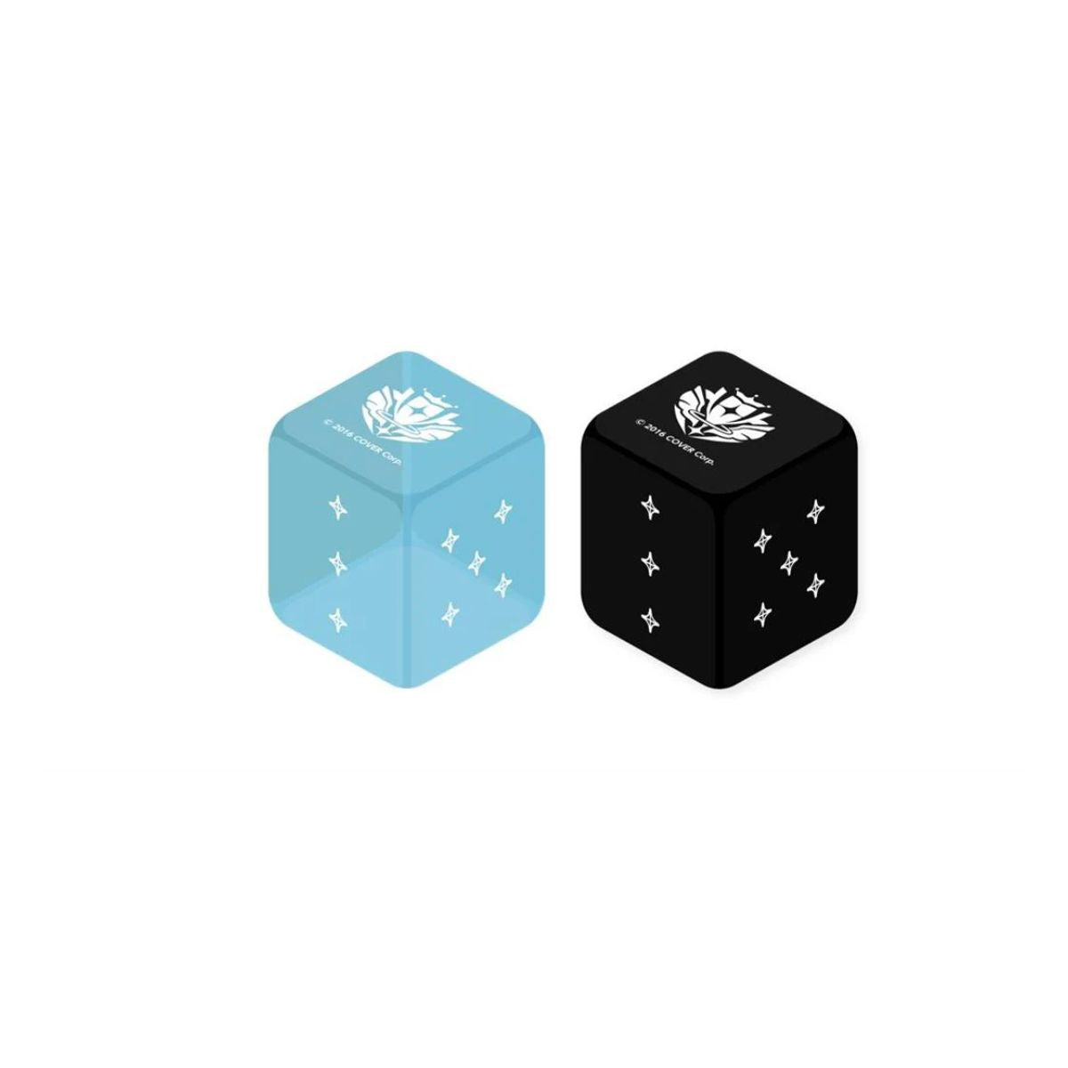 hololive Official Card Game Official Dice Light Blue & Black (2-piece set)