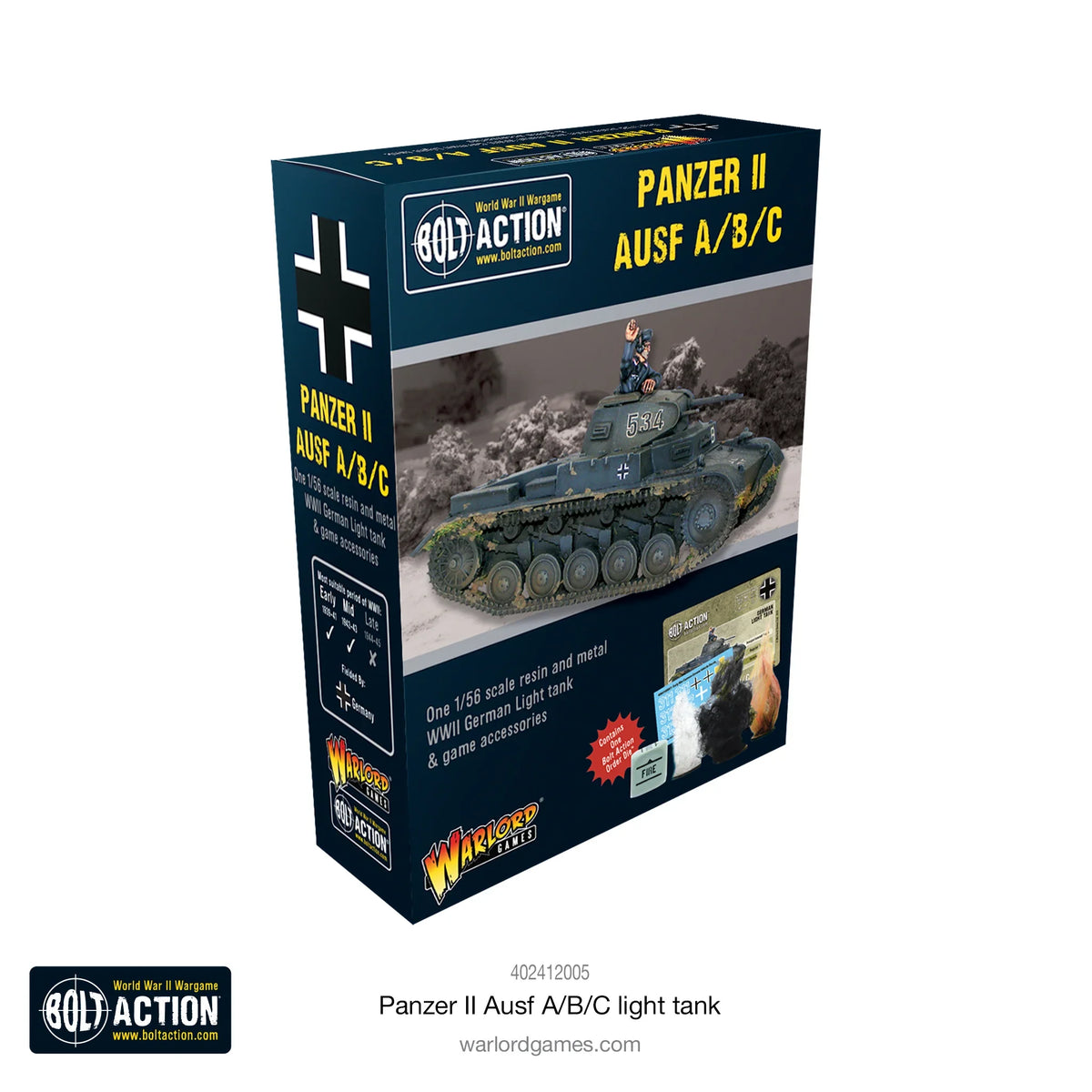 Bolt Action Panzer II Ausf. A/B/C