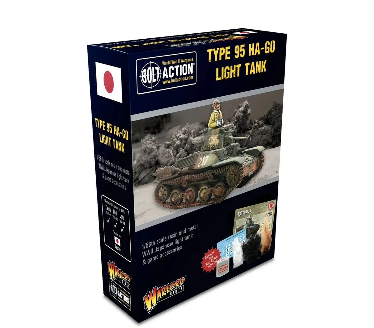 Bolt Action Japanese Type 95 Ha-Go Light Tank