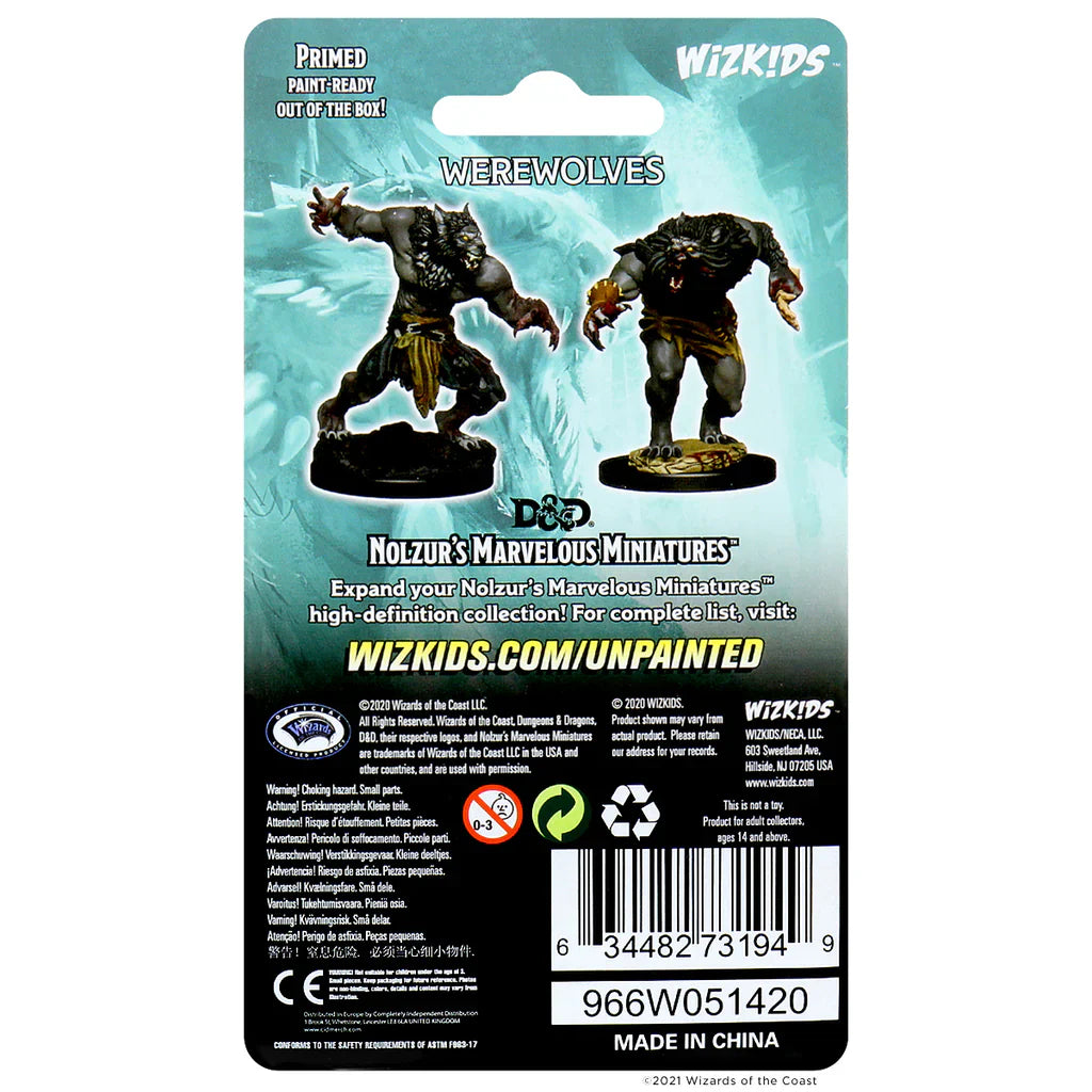 D&D Nolzur's Marvelous Miniatures - Werewolves