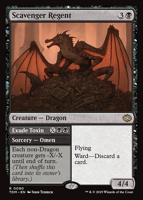 Scavenger Regent // Exude Toxin - Back Face