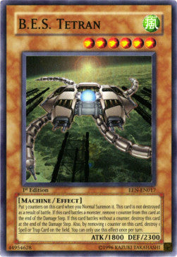 B.E.S. Tetran EEN-DE017 Super Rare Light Played Deutsch 1. Auflage