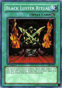 Black Luster Ritual SYE-025 Super Rare Good Englisch 1. Auflage