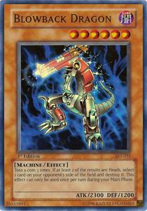 Rückstoß-Drache AST-022 Ultra Rare Light Played Deutsch 1. Auflage