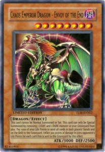 Chaos-Imperatordrache - Gesandter des Endes TLM-SE2 Ultra Rare Poor Deutsch