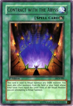 Contract with the Abyss (V.1) DCR-EN086 Rare Poor Englisch